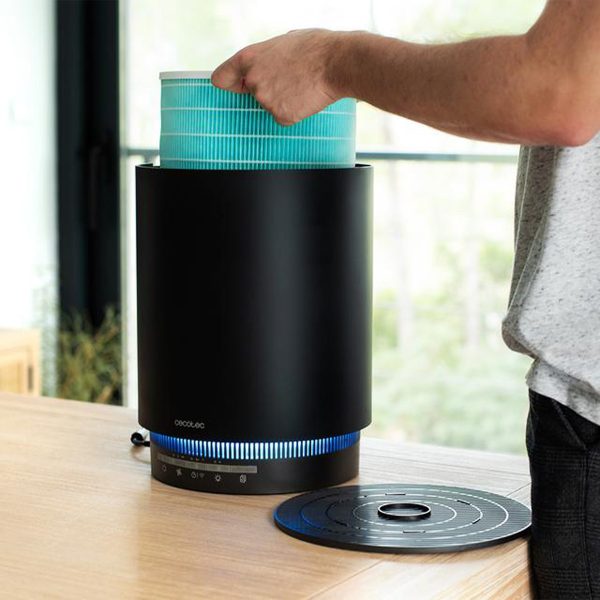 Cecotec Purificador de Aire Bajo Consumo TotalPure 1800 Style Pro Connected. Potencia 45 W, 130 CADR, 4 Etapas de filtrado, Control por Wi-Fi, Temporizador, Motor DC, Cobertura 40 m3 – Image 4