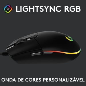 Logitech G203 Lightsync Noir