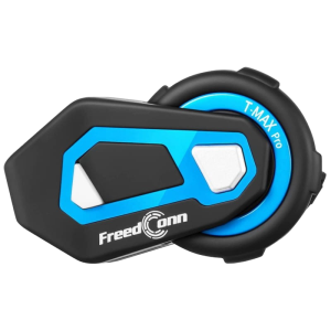 Interphone moto Bluetooth sans fil FreedConn T-MAX Pro bleu