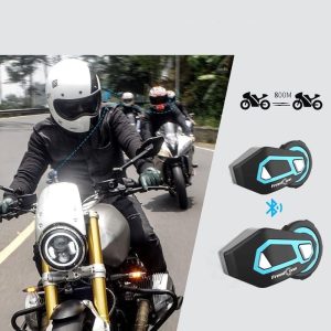 Interphone moto Bluetooth sans fil FreedConn T-MAX Pro bleu