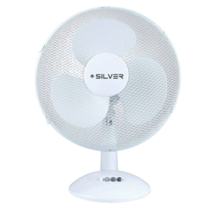 Ventilateur de table Silver 3 vitesses 40W 40cm