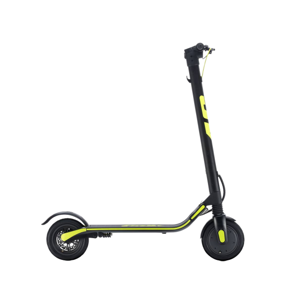 Trot­ti­nette Electrique 25km/h 350W Aluminium Freinage Arrière Jaune