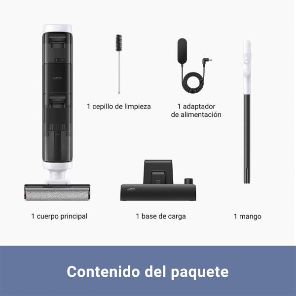 Dreame Mova K20 Aspiradora Escoba en Seco y Húmedo 200W Blanco/Negro – Image 3