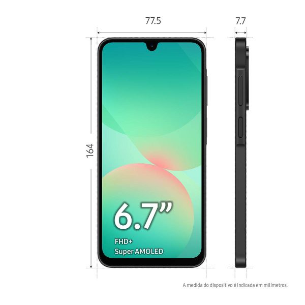 📱 Samsung Galaxy A26 5G – 6.7" | 6GB RAM | 128GB | Dual SIM | Preto – Image 2