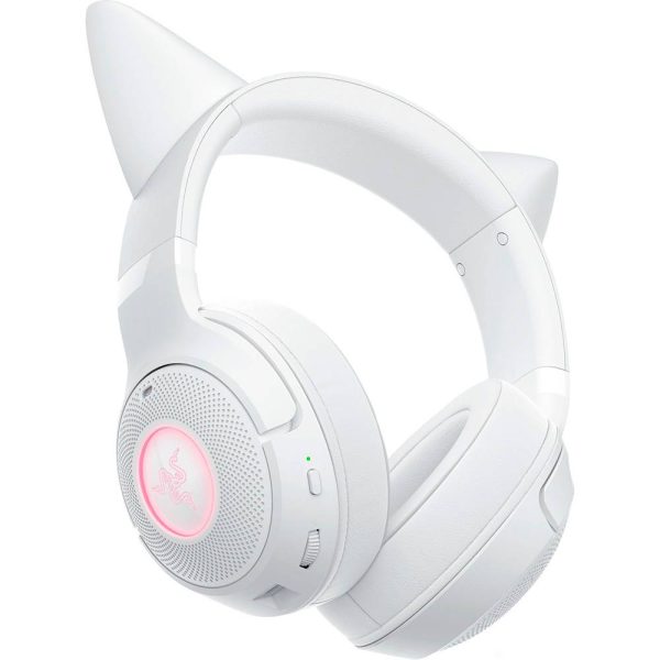 Razer Kraken Kitty V2 BT – Auscultadores Gaming Bluetooth RGB (Branco) – Image 2